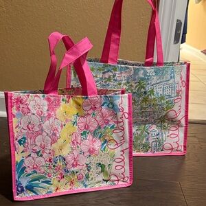 Lilly Pulitzer reusable bags